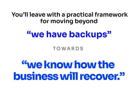 _You’ll leave with a practical framework for moving beyond